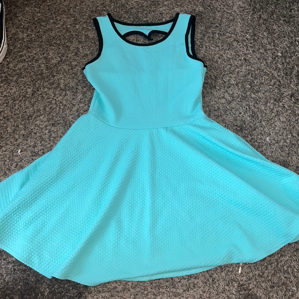 teal, textured.